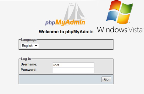 phpmyadmin blank page